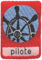 Badge scout de pilote