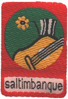 Badge scout de saltimbanque